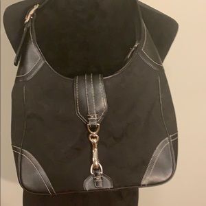 Black coach handbag
